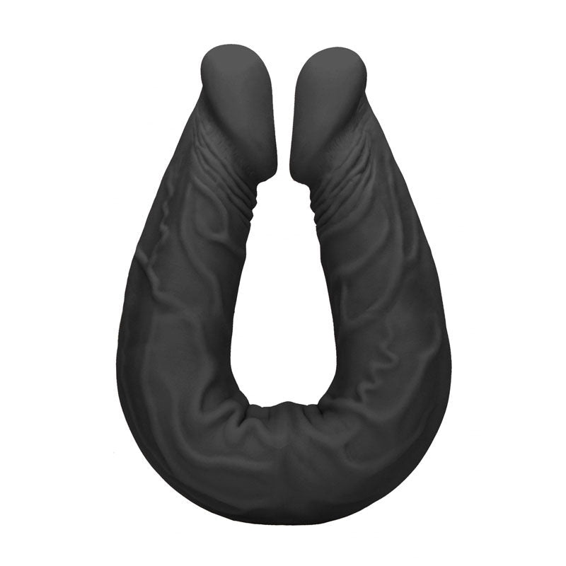 REALROCK 14'' Double Dildo - Black 36 cm Double Dong - silkandsin