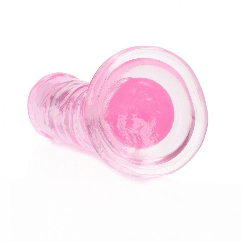 REALROCK 15.5 cm Straight Dildo - Pink - Pink 15.5 cm (6'') Dong - silkandsin