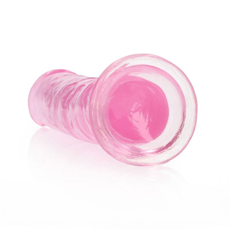 REALROCK 18 cm Straight Dildo - Pink - Pink 18 cm (7'') Dong - silkandsin