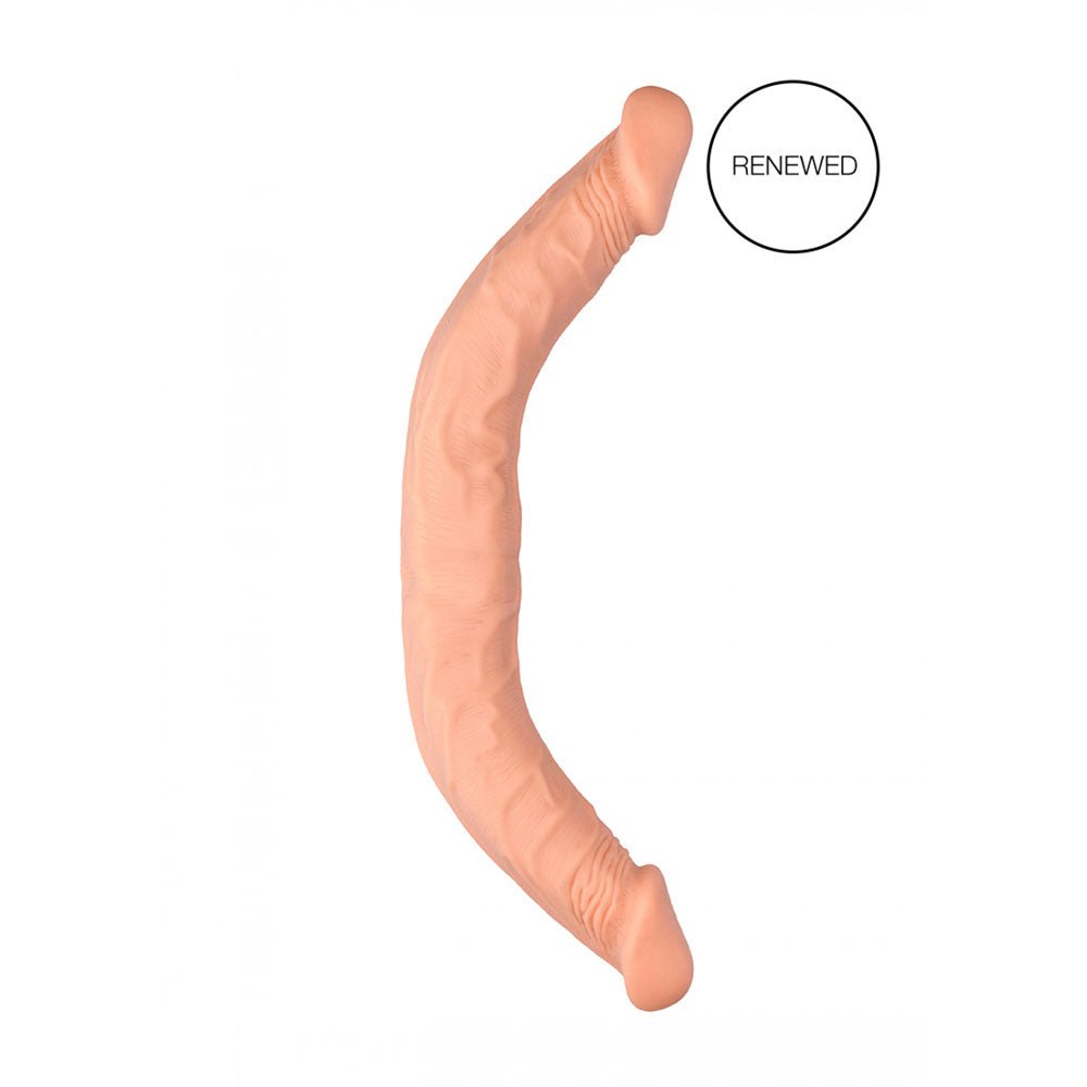 REALROCK 18'' Double Dildo - Flesh 46 cm Double Dong - silkandsin