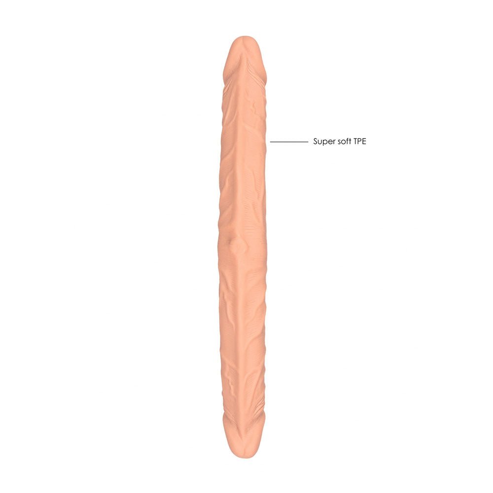 REALROCK 18'' Double Dildo - Flesh 46 cm Double Dong - silkandsin
