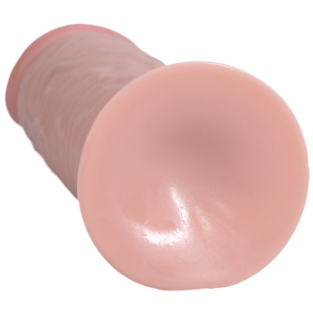 REALROCK 20cm Extra Thick Dildo - Flesh - Flesh 20 cm (8'') Extra Thick Dong - silkandsin