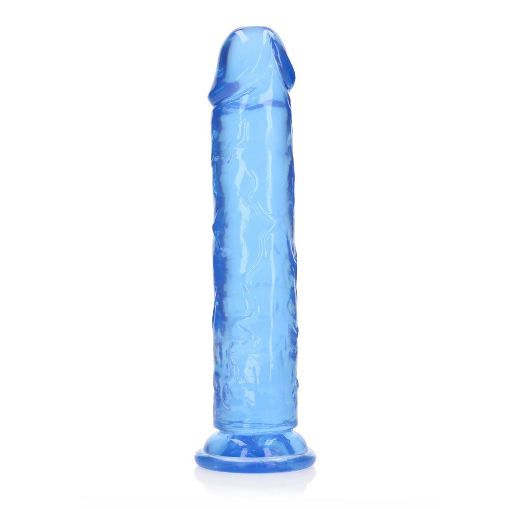REALROCK 28 cm Straight Dildo - Blue - Blue 28 cm (10'') Dong - Silk and Sin