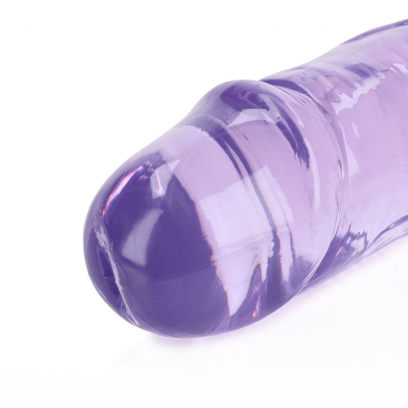 REALROCK 34 cm Double Dong - Purple - Purple 34 cm (14'') Double Dong - silkandsin
