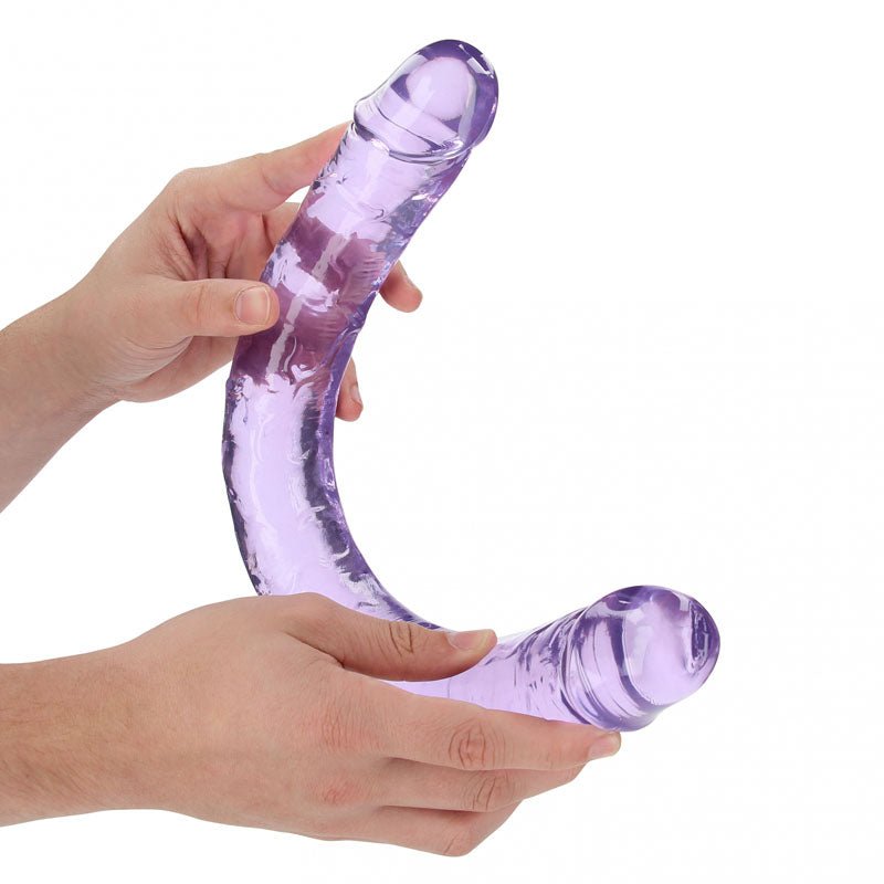 REALROCK 45 cm Double Dong - Purple - Purple 45 cm (18'') Double Dong - silkandsin