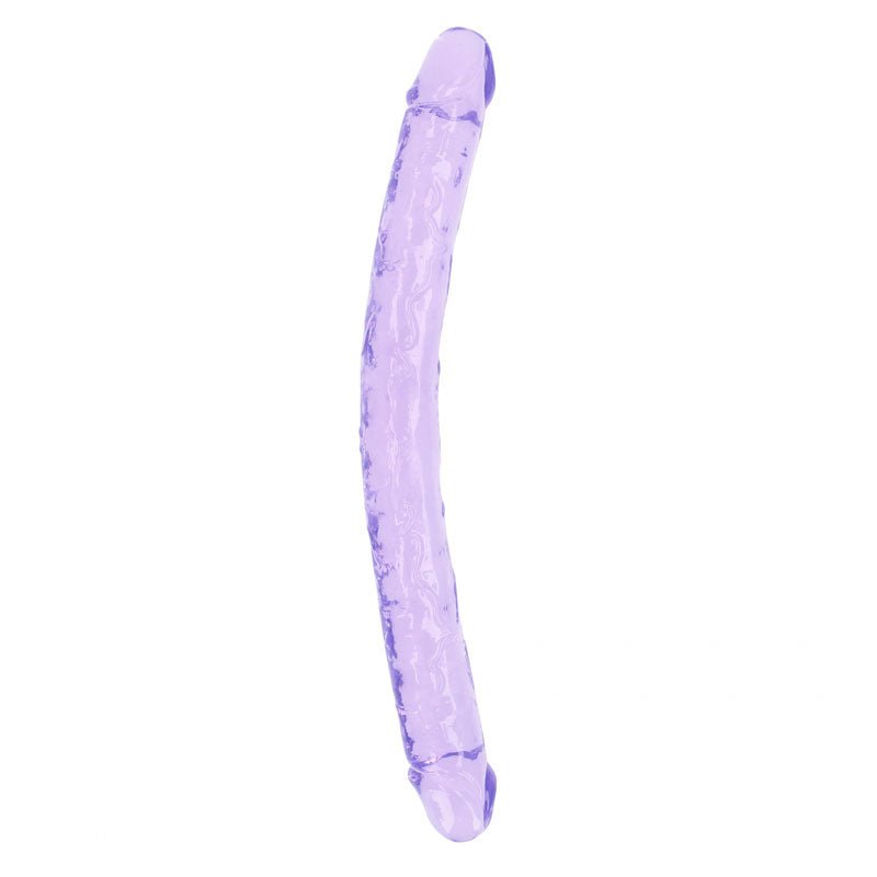 REALROCK 45 cm Double Dong - Purple - Purple 45 cm (18'') Double Dong - silkandsin