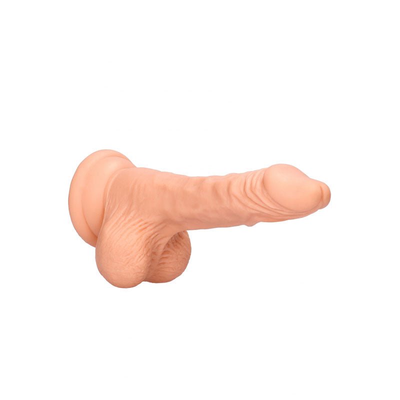 REALROCK 7'' Realistic Dildo With Balls - Flesh 17.8 cm Dong - Silk and Sin