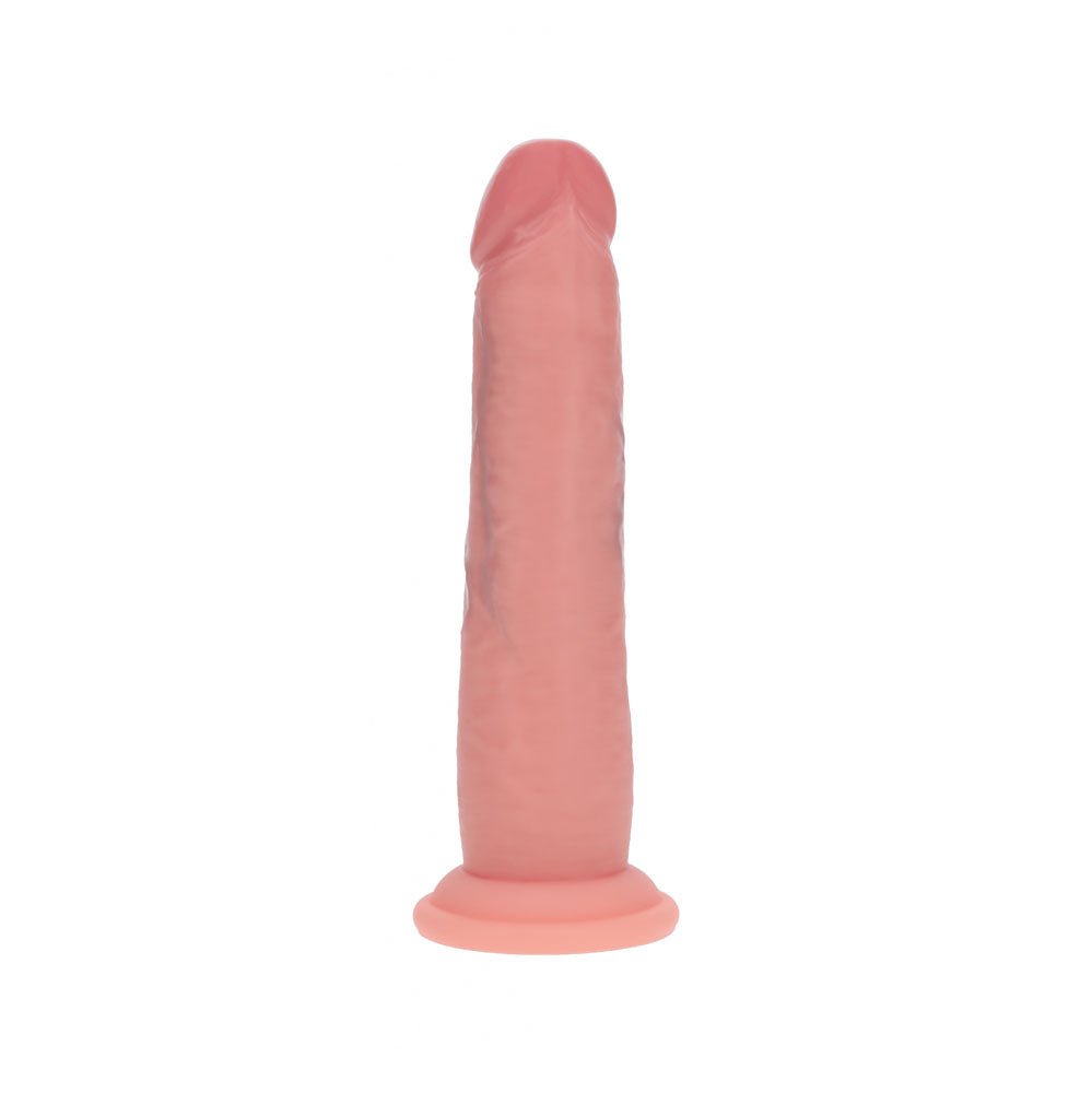 REALROCK Dual Density 7'' Sliding Skin Silicone Dildo - Flesh - Flesh 15.2 cm Sliding Skin Dildo - Silk and Sin