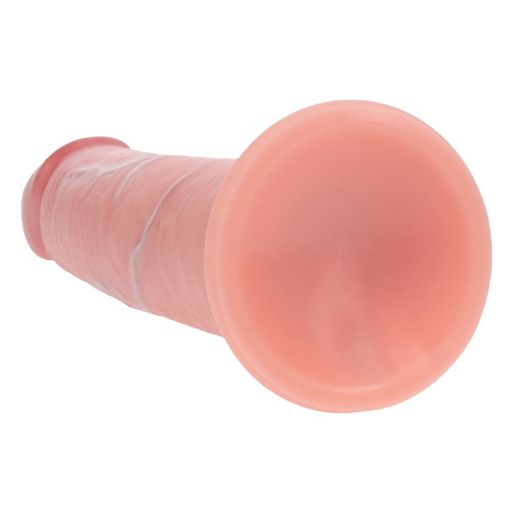 REALROCK Dual Density 7'' Sliding Skin Silicone Dildo - Flesh - Flesh 15.2 cm Sliding Skin Dildo - Silk and Sin