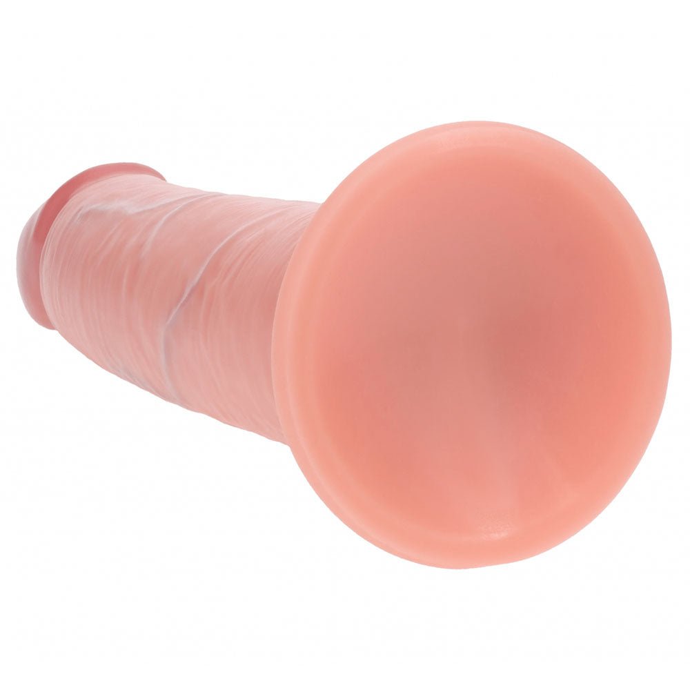 REALROCK Dual Density 8'' Sliding Skin Silicone Dildo - Flesh - Flesh 20.5 cm Sliding Skin Dildo - Silk and Sin