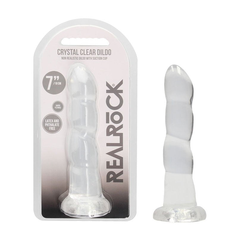 REALROCK Non Realistic Dildo With Suctio - silkandsin