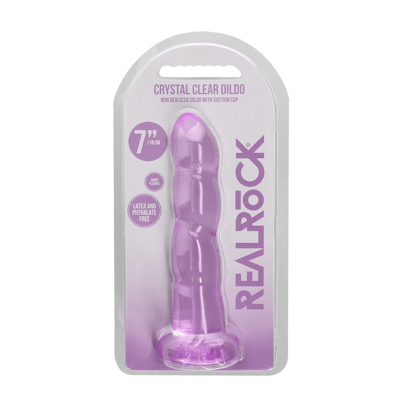 REALROCK Non Realistic Dildo With Suctio - silkandsin