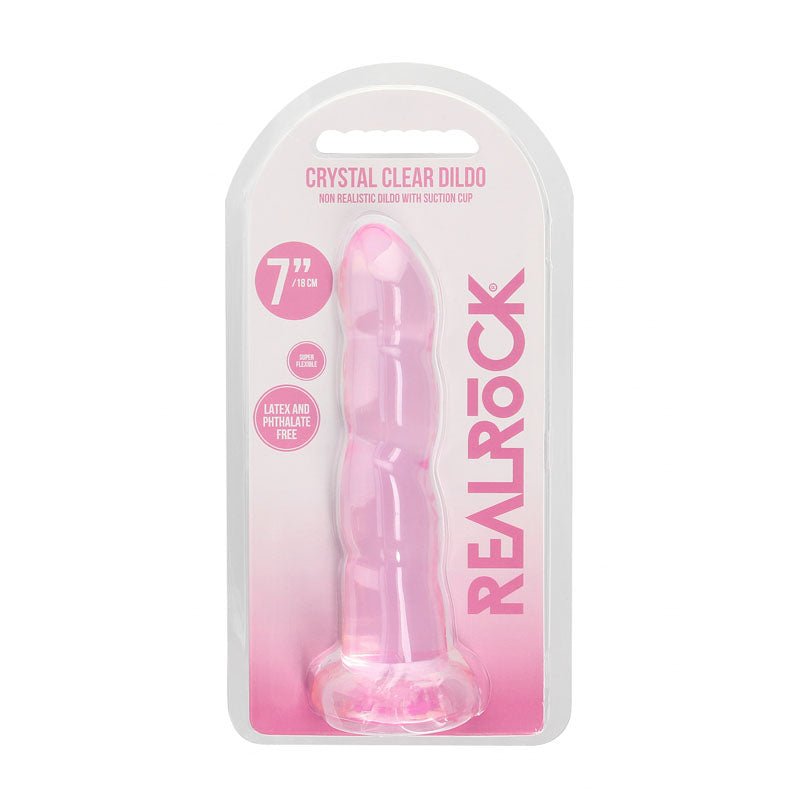 REALROCK Non Realistic Dildo With Suctio - silkandsin