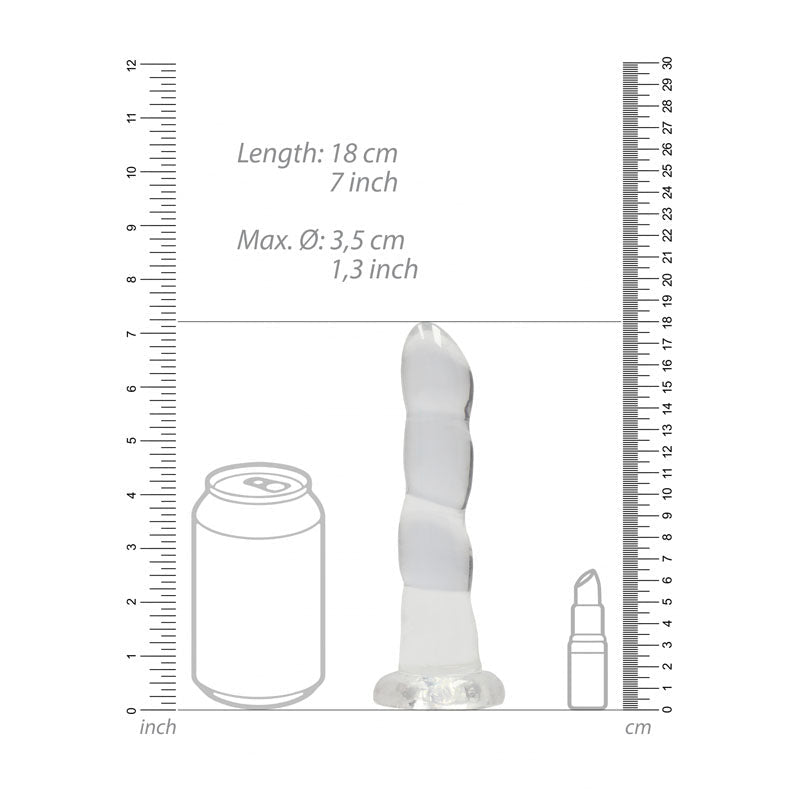 REALROCK Non Realistic Dildo With Suctio - silkandsin