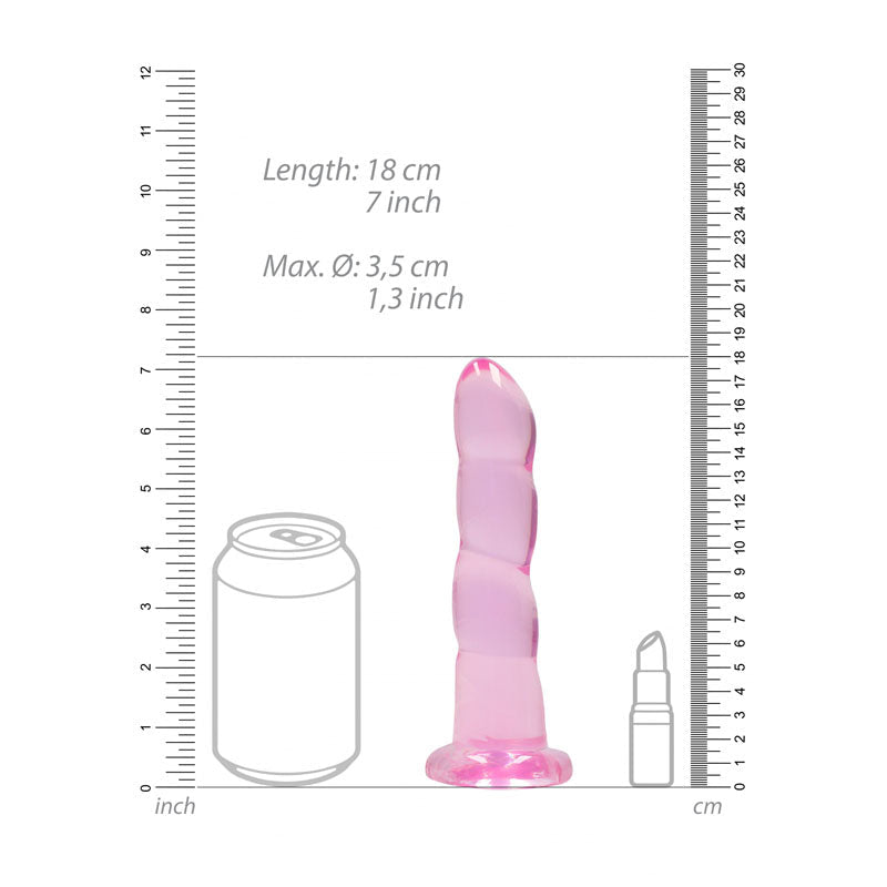 REALROCK Non Realistic Dildo With Suctio - silkandsin