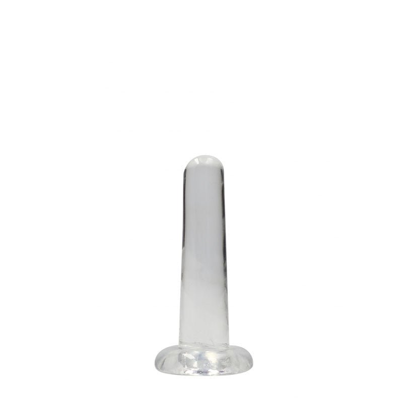 REALROCK Non Realistic Dildo With Suction Cup - 13.5 cm - Clear 13.5 cm Dong - silkandsin