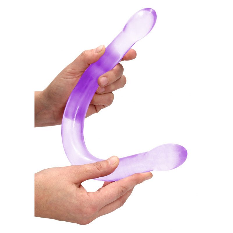 REALROCK Non Realistic Double Dong 17'' - Purple 42 cm Double Dong - silkandsin