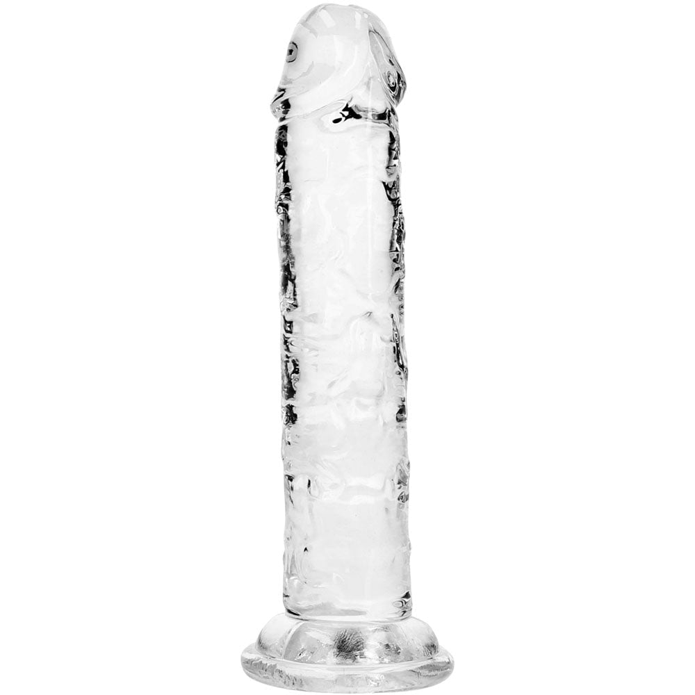 REALROCK Realistic 5'' Dildo - Clear - Clear 12.7 cm Dildo - Silk and Sin