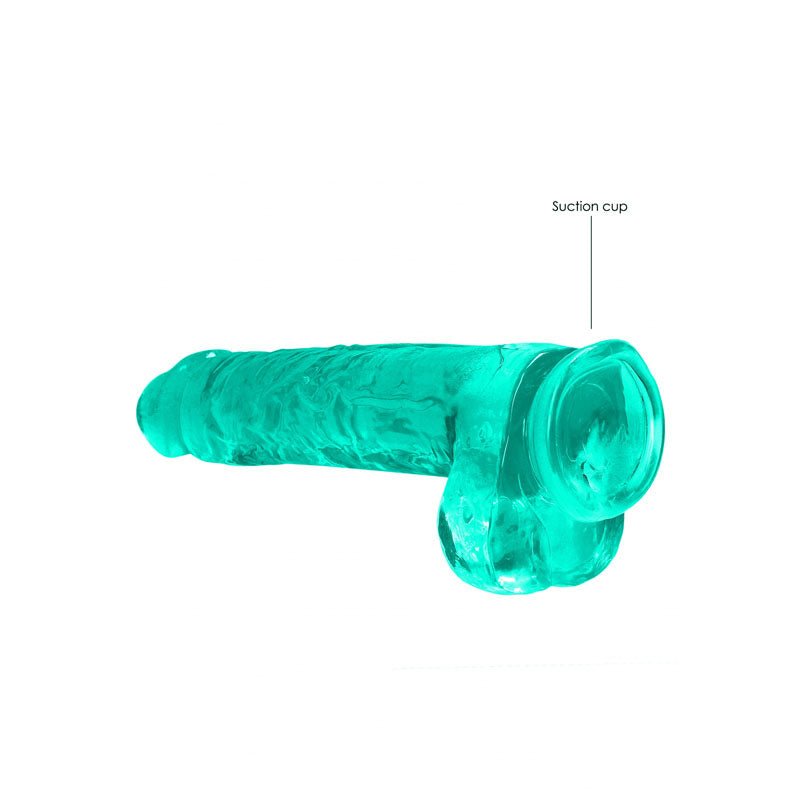 REALROCK Realistic Dildo With Balls 9IN - silkandsin