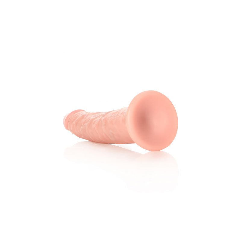 REALROCK Realistic Slim Dildo without Balls - 15.5 cm - Flesh 15.5 cm (6'') Dong - silkandsin