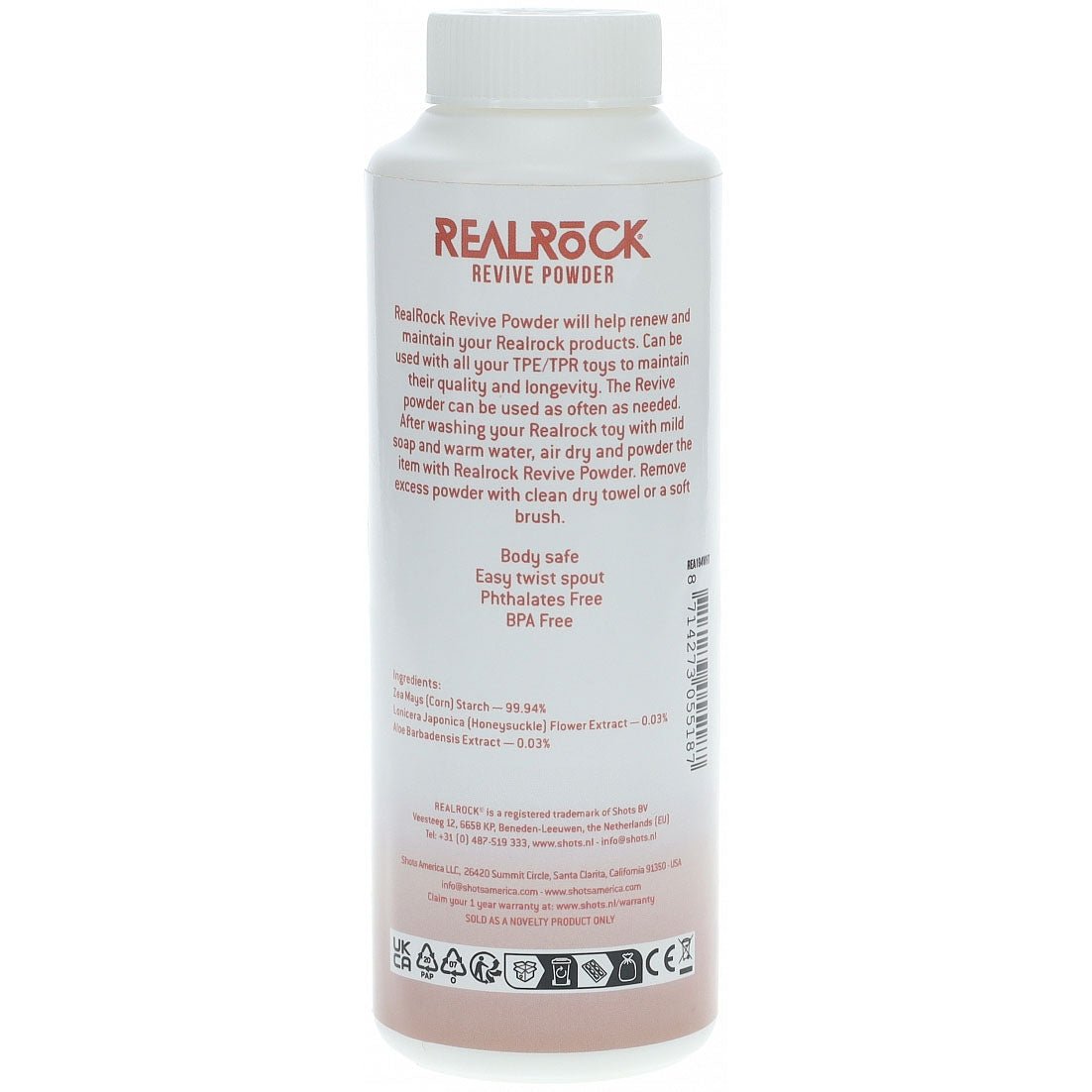 REALROCK Revive - Reviving Powder - Refreshing Powder - 114 grams - Silk and Sin