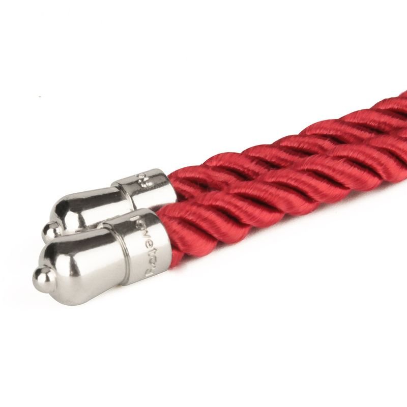 Rebellion Reign Crimson Silky Bondage Rope Red - Silk and Sin