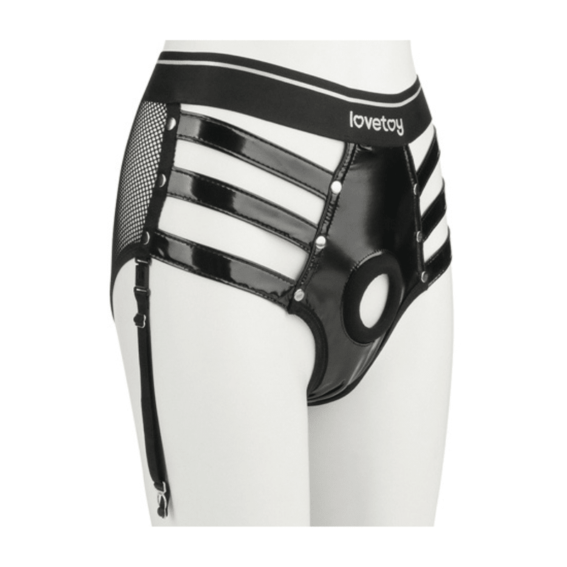 Rebellion Reign Iconic Harness Strap On Set L/XL - Silk and Sin
