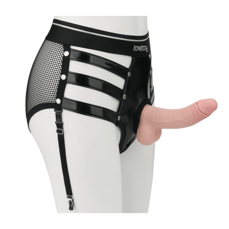 Rebellion Reign Iconic Harness Strap On Set L/XL - Silk and Sin