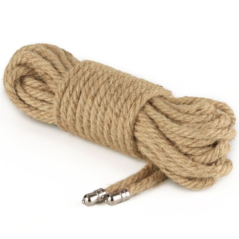 Rebellion Reign Rustic Hemp Bondage Rope - Silk and Sin