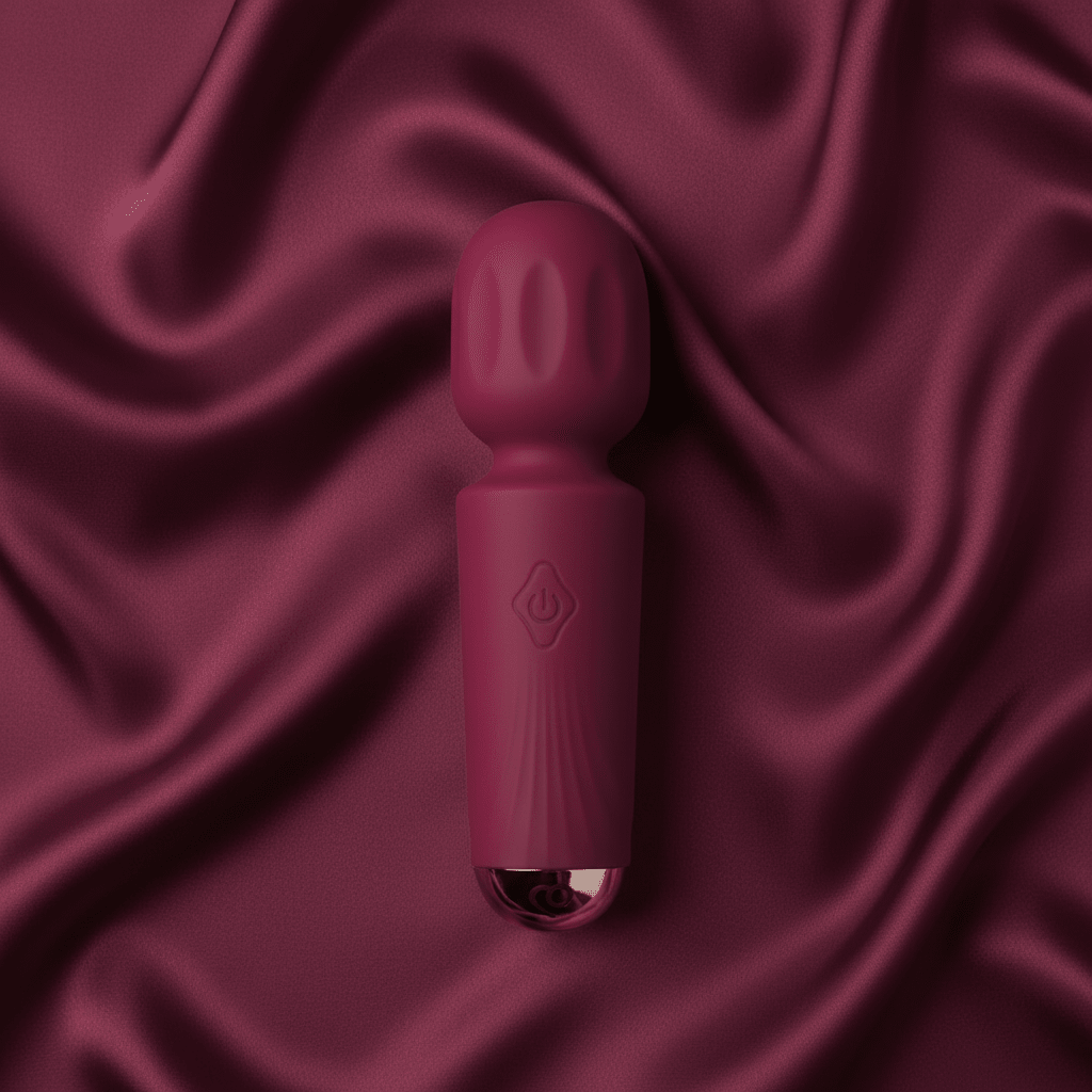 Rechargeable Mini Wand Azalea Red - Silk and Sin