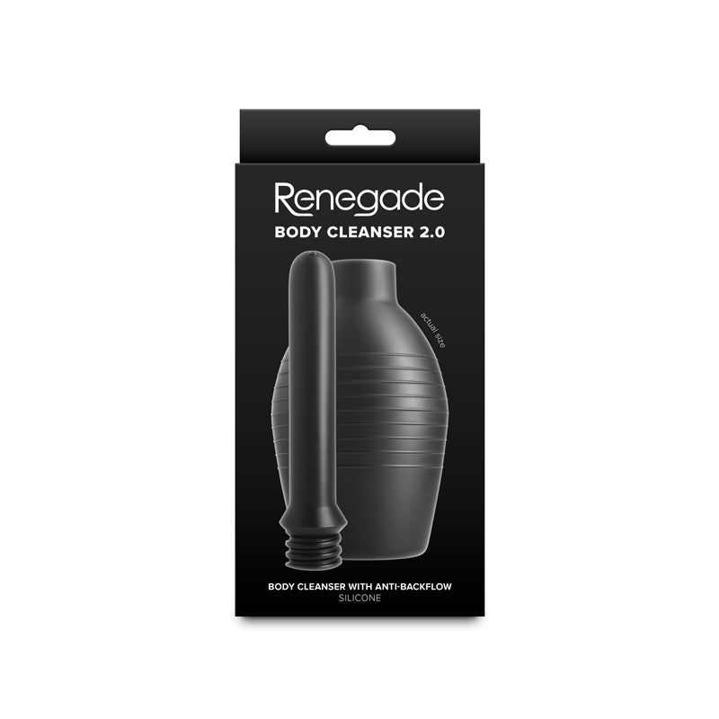 Renegade Body Cleanser 2.0 - Black - Black Unisex Douche - Silk and Sin