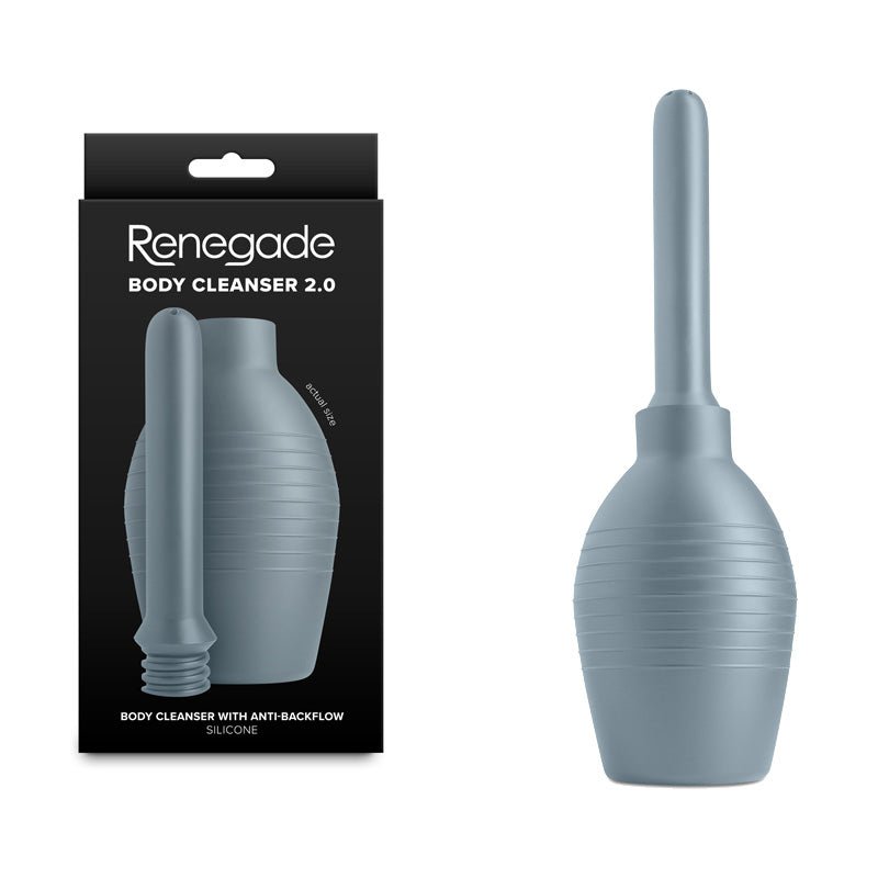 Renegade Body Cleanser 2.0 - Grey - Grey Unisex Douche - Silk and Sin