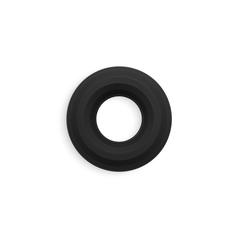 Renegade Fireman Ring - Large - Black - Black Large Cock Ring - Silk and Sin