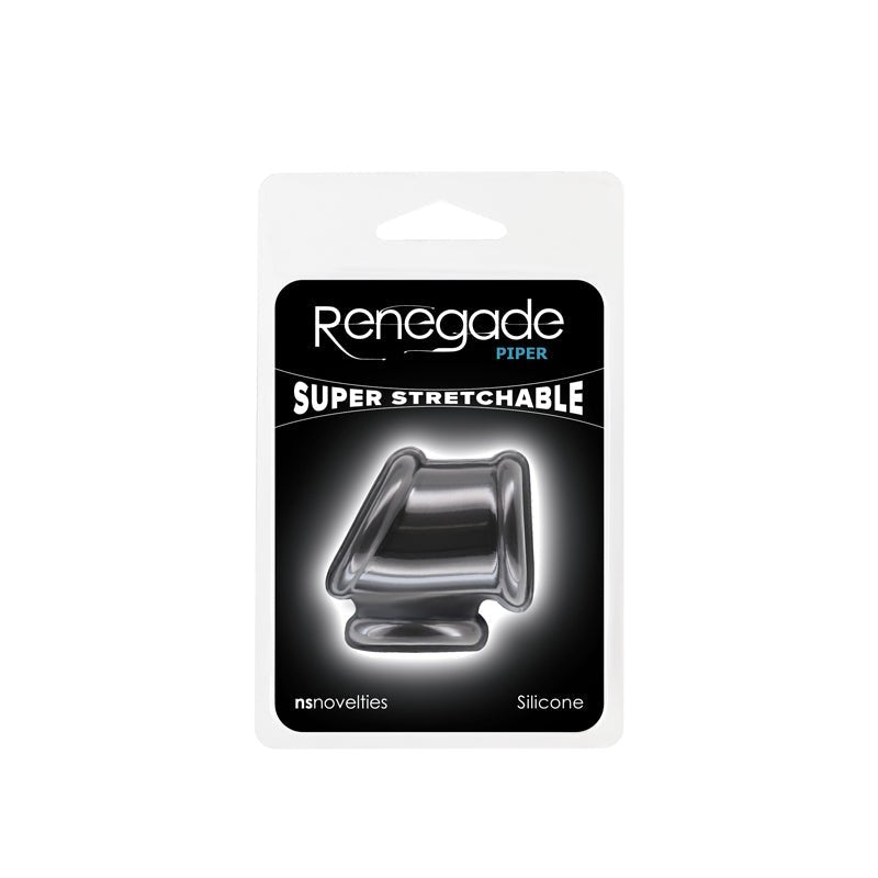 Renegade Piper - Black - Black Cock & Balls Tube - Silk and Sin