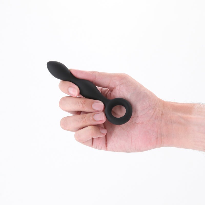 Renegade Slim - Black - Black 12.7 cm Anal Plug - Silk and Sin