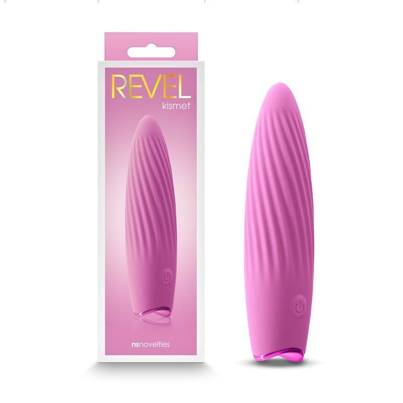 Revel Kismet - Pink - Pink 11.8 cm USB Rechargeable Vibrator - Silk and Sin