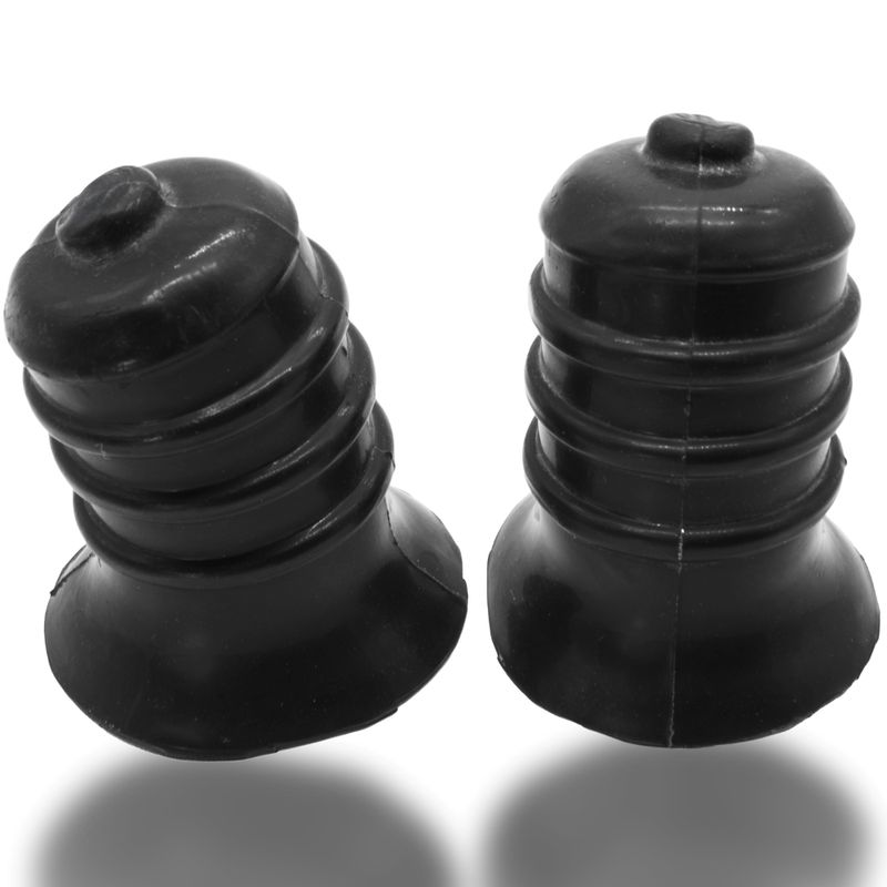 Ribnibs Curved Springy-Ribbed Nip Suckers Night - Silk and Sin