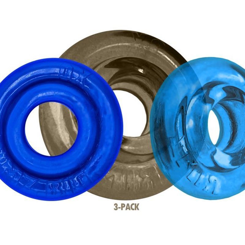 RimRingz 3 Pc Multi Size Blue - Silk and Sin