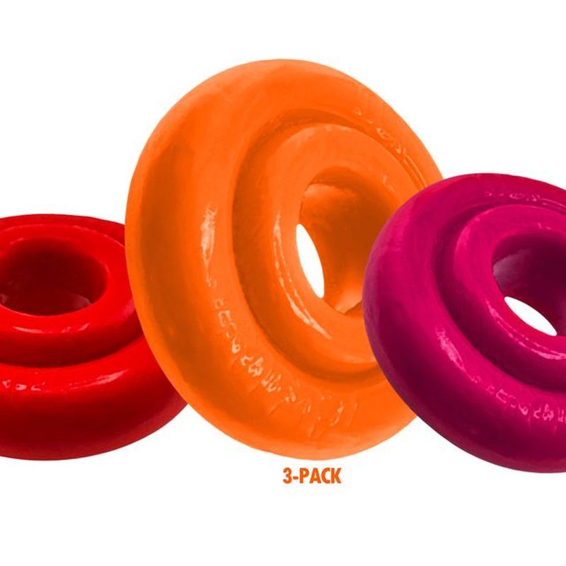 RimRingz 3 Pc Multi Size Fire Hots - Silk and Sin