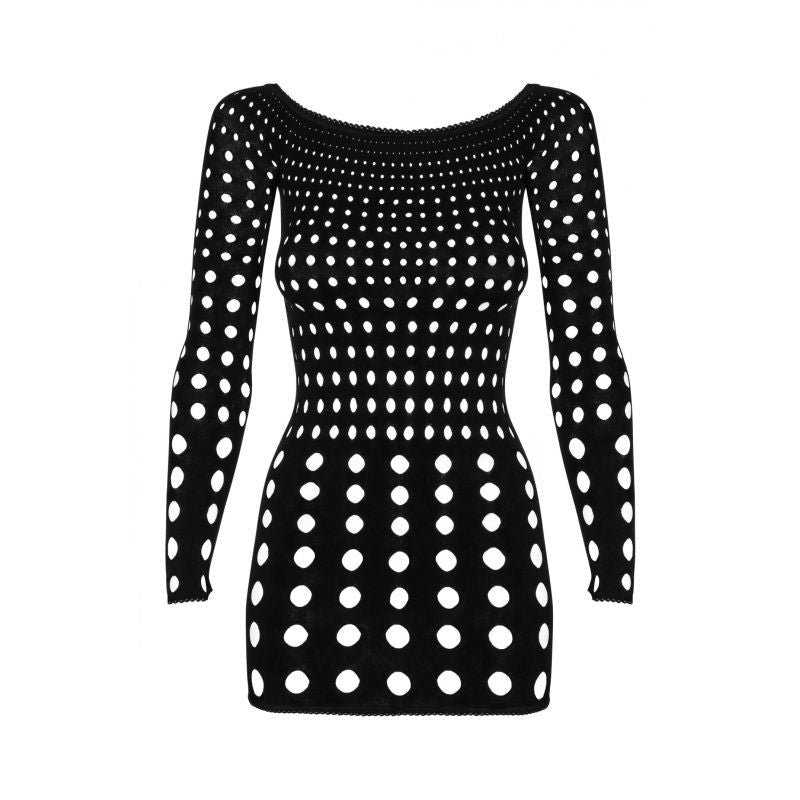 Rocker Dress Black - Silk and Sin