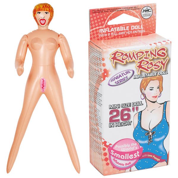 Romping Rosy - Mini Inflatable Love Doll - Silk and Sin
