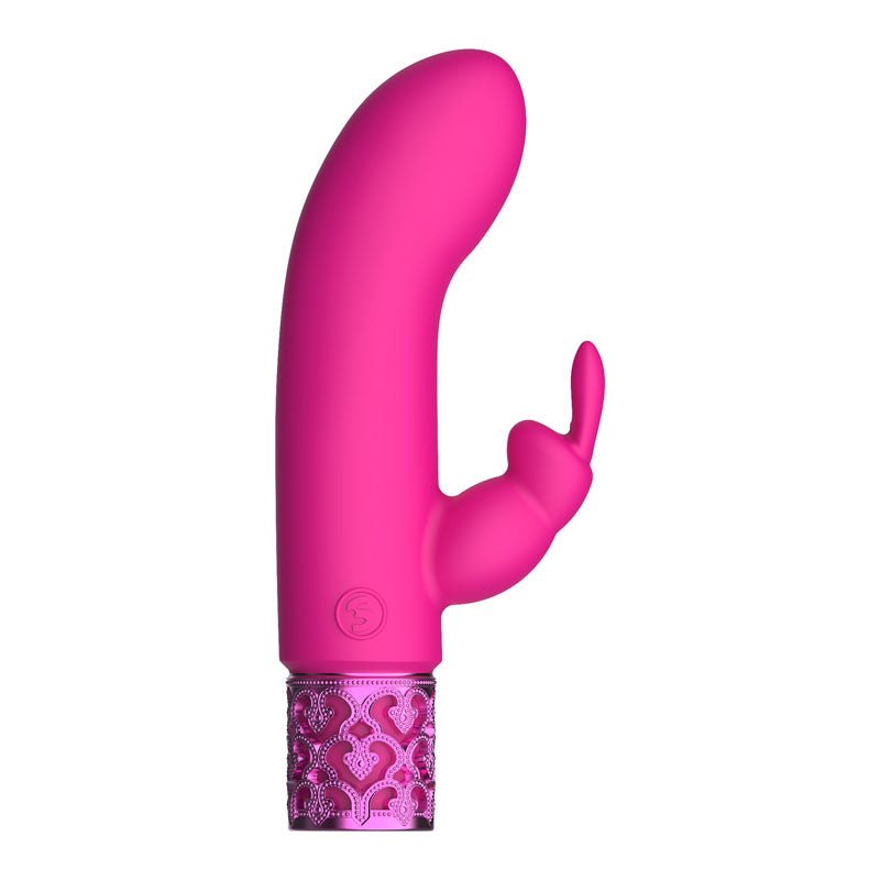 ROYAL GEMS Dazzling - Silicone Rechargeable Bullet - Pink 12 cm USB Rechargeable Bullet - silkandsin