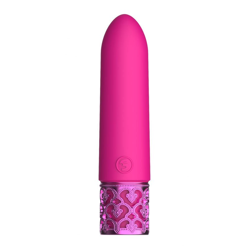 ROYAL GEMS Imperial - Silicone Rechargeable Bullet - Pink 10 cm USB Rechargeable Bullet - silkandsin