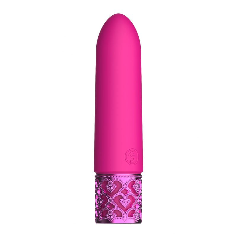 ROYAL GEMS Imperial - Silicone Rechargeable Bullet - Pink 10 cm USB Rechargeable Bullet - silkandsin