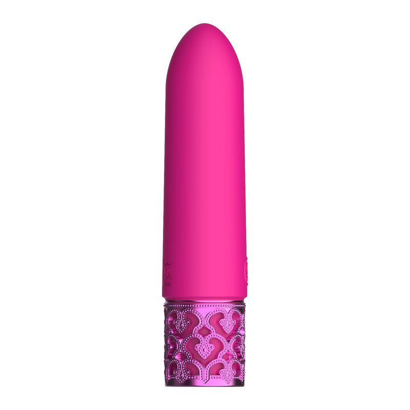 ROYAL GEMS Imperial - Silicone Rechargeable Bullet - Pink 10 cm USB Rechargeable Bullet - silkandsin