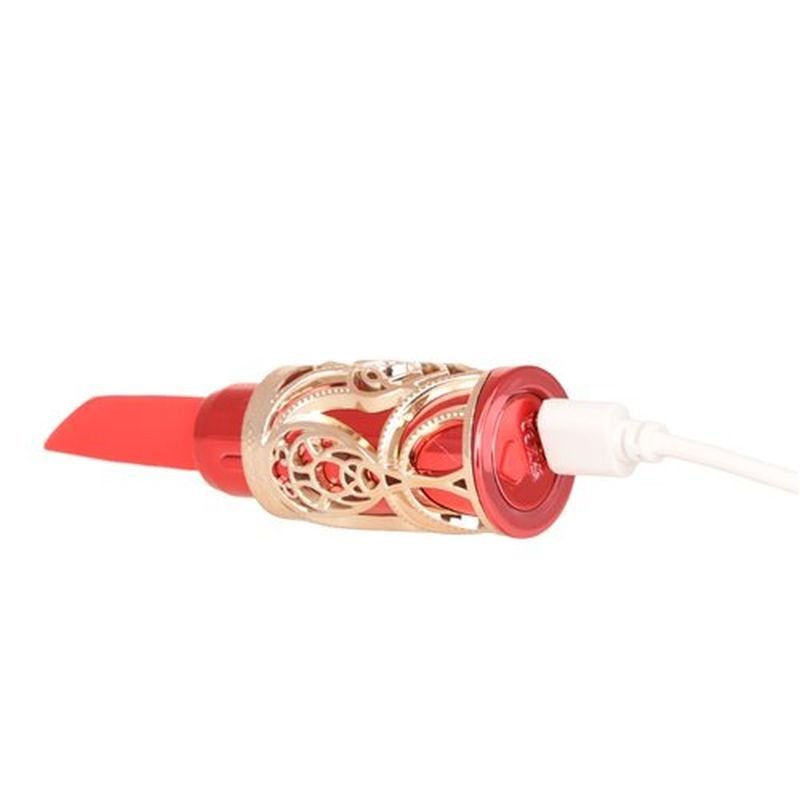 Ruby Kiss 4 In 1 Lipstick Vibrator - silkandsin