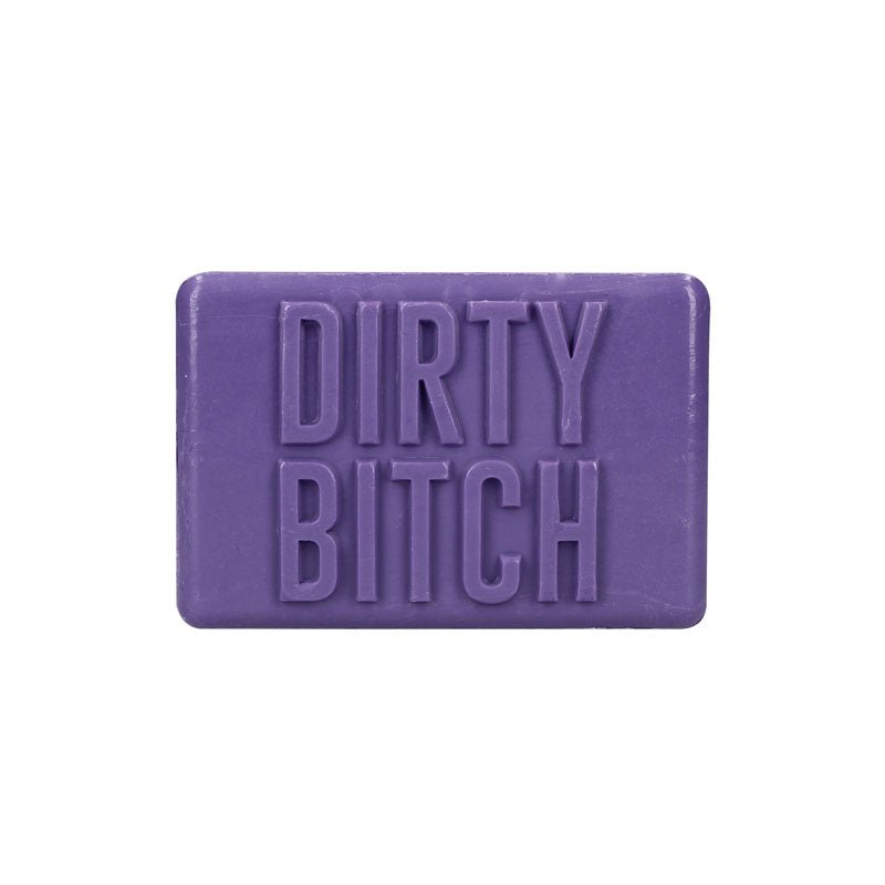 S - LINE Soap Bar - Dirty Bitch - Purple Novelty Soap - silkandsin