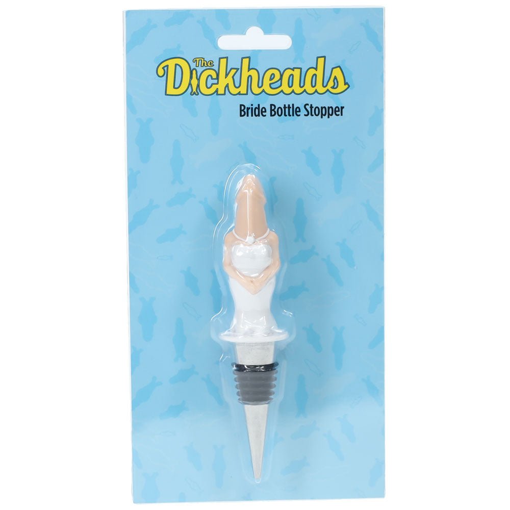 S - LINE The Dickheads - Bride Bottle Stopper - Novelty Wine Bottle Stopper - silkandsin
