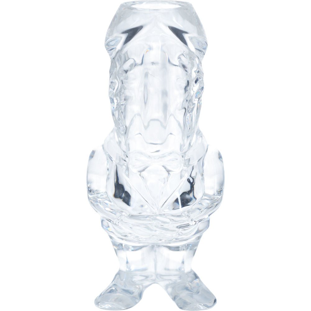 S - LINE The Dickheads - Couples Tall Shot Glasses - Clear Novelty 44 ml Shot Glasses - 4 Pack - silkandsin