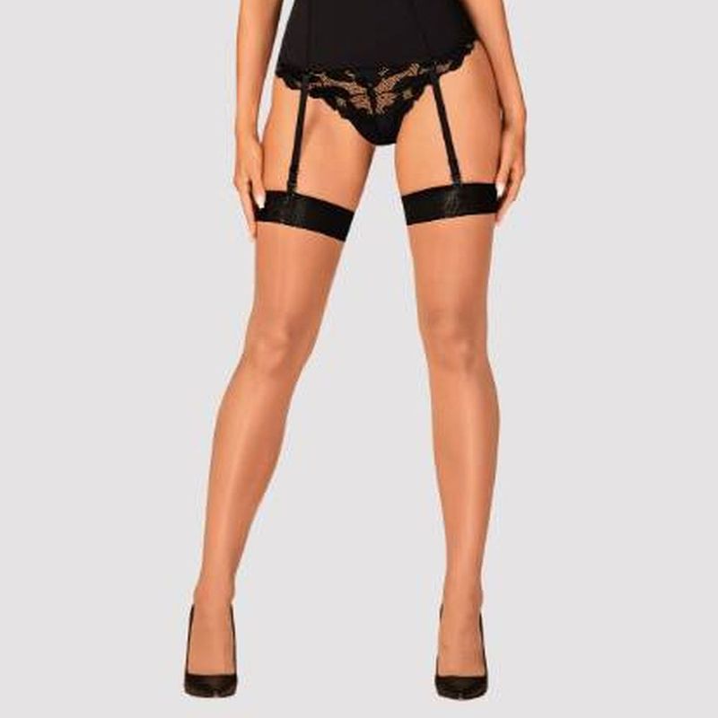 S814 Stockings Black - Silk and Sin
